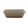 Günstiger Preis Biologisch abbaubare Zuckerrohr-Bagasse Take Out Plate Food Container